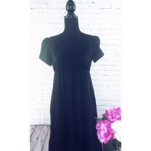 Energie Black Peasant Dress
